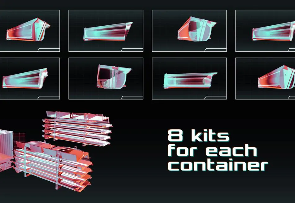 Ribaltabili in kit Drago 1